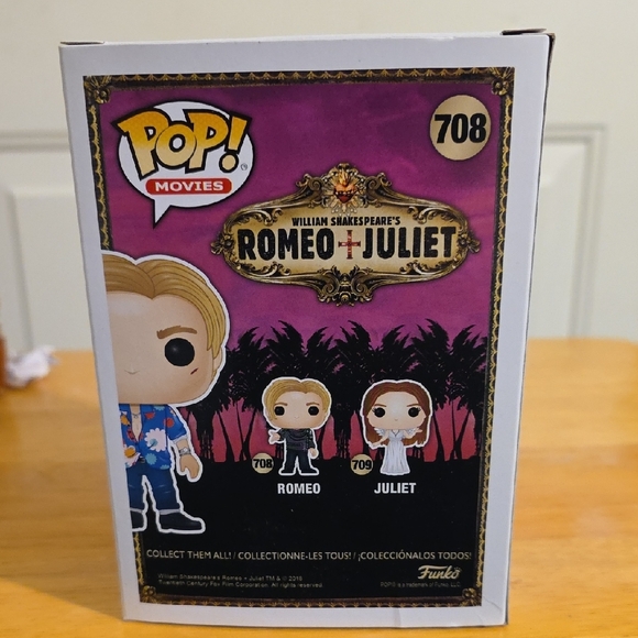 Funko Pop Romeo with Blue and Brown Design - Picture 3 of 4